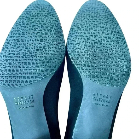 Stuart Weitzman Suede Round Toe pumps never worn size 8 - Picture 5 of 8